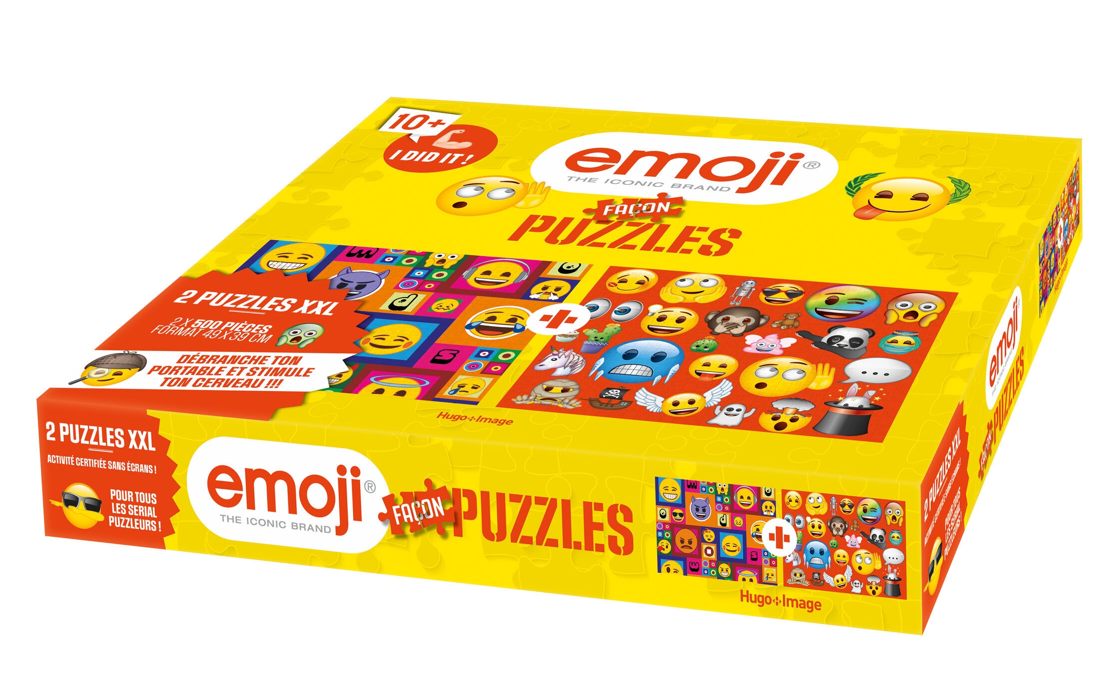 Coffret Les Moji Fa On Puzzles Hugo Publishing