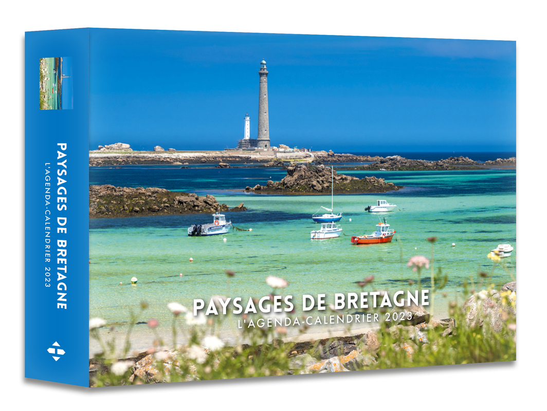 Agenda - Calendrier paysages de Bretagne 2023 - Hugo Publishing